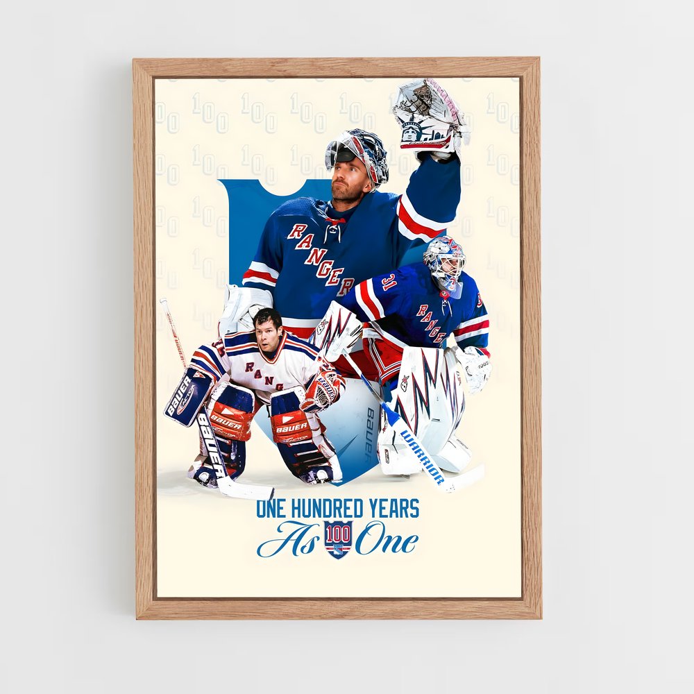 Poster Rangers au Sommet – affiche Hockey sur glace (vue 4)